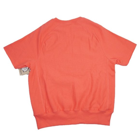 Champion Reverse Weave Men's Size M Short Sleeve Crew Sweatshirt Boxing Papaya - Picture 3 of 9